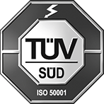 TÜV SÜD ISO 50001 Siegel