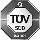 TÜV SÜD ISO 9001 Siegel
